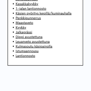 Kehittävä voimaharjoittelu -treeniohjelmat aloittelijalle ja aktiiville