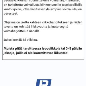 Lihasmassaa ja liikkuvuutta kuntoilijalle