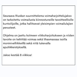 Maksimivoiman kehittäminen
